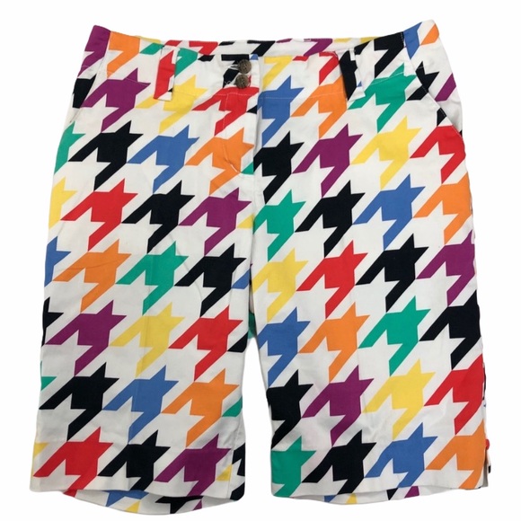 Loudmouth Pants - Loudmouth woman’s houndstooth golf shorts. 31